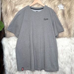 Milwaukee Men's Grey Short Sleeve T-Shirt